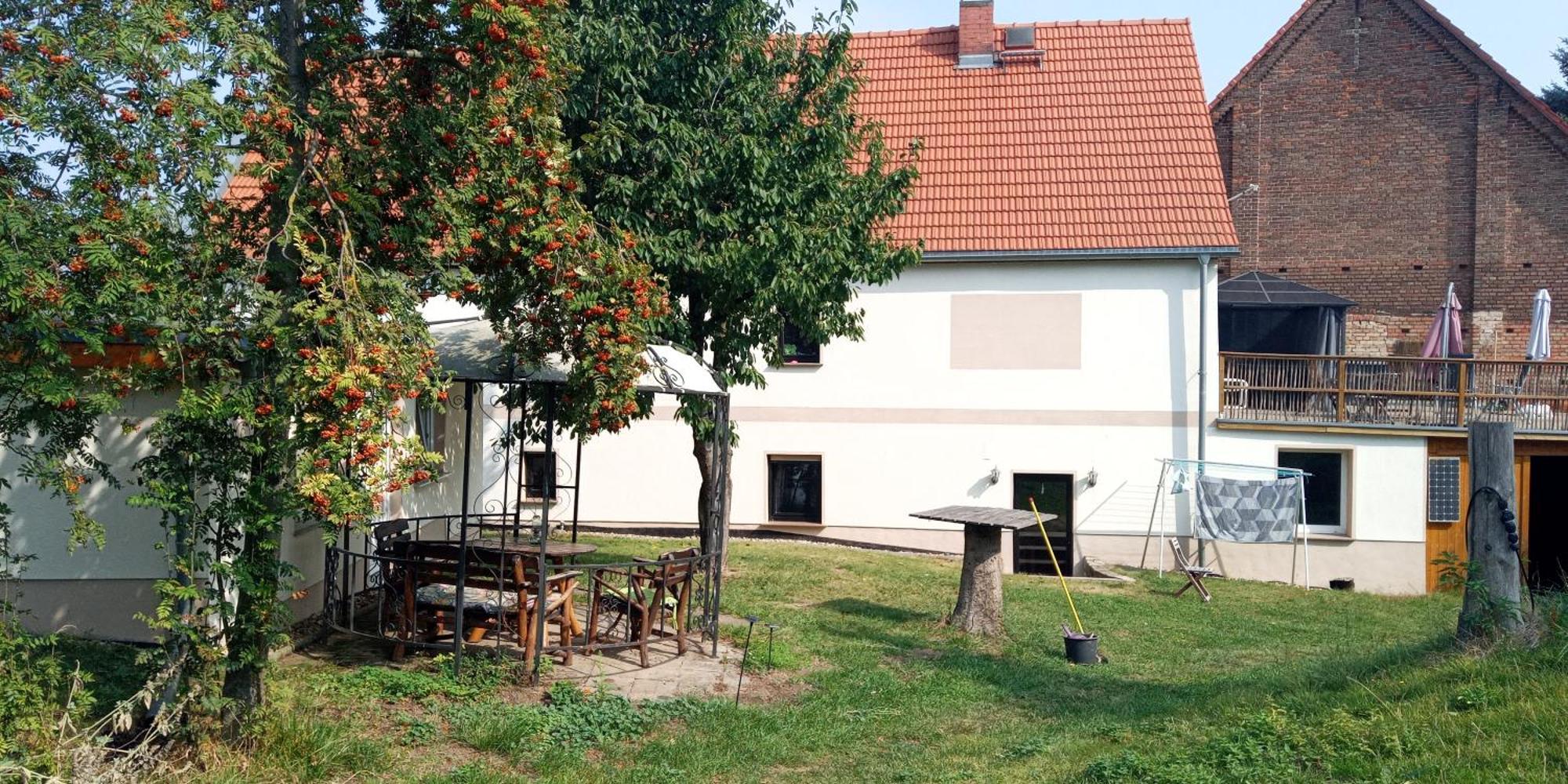 Ferienwohnung Auf Dem Gutshof Renz Weißenfels Dış mekan fotoğraf